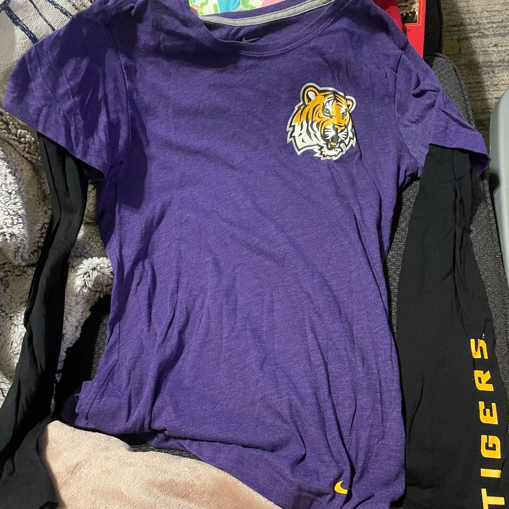 LSU Tigers Short/Long Sleeve Nike Shirt